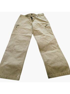 Dockers Mens Khaki Cargo Pants 34x34 Cotton Casual Wear